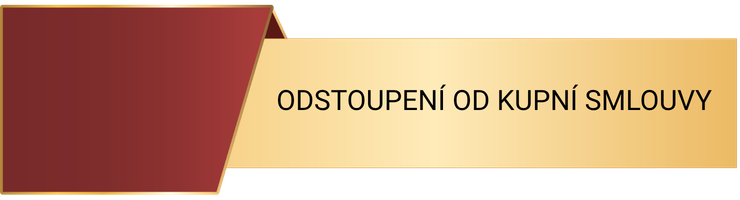 Tlačitko. ODSTOUPENÍ OD KUPNÍ SMLOUVY